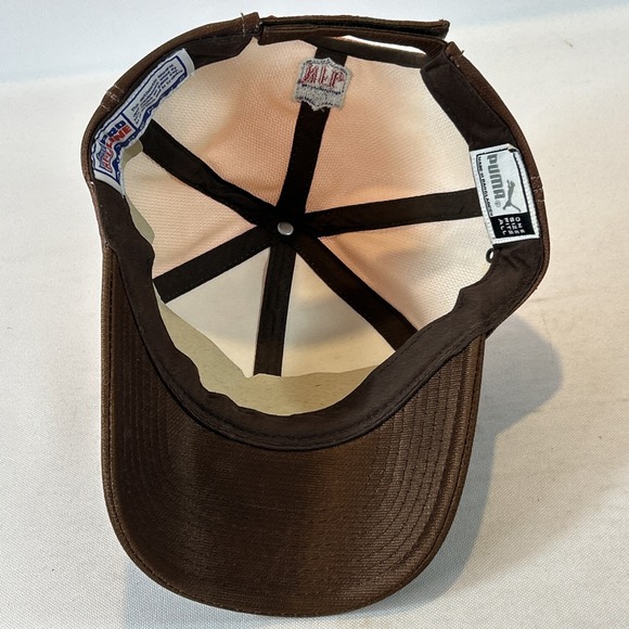 Vintage Cleveland Browns Hat Cap Strap Back Brown Puma Pro-Line Football Mens - Picture 8 of 11